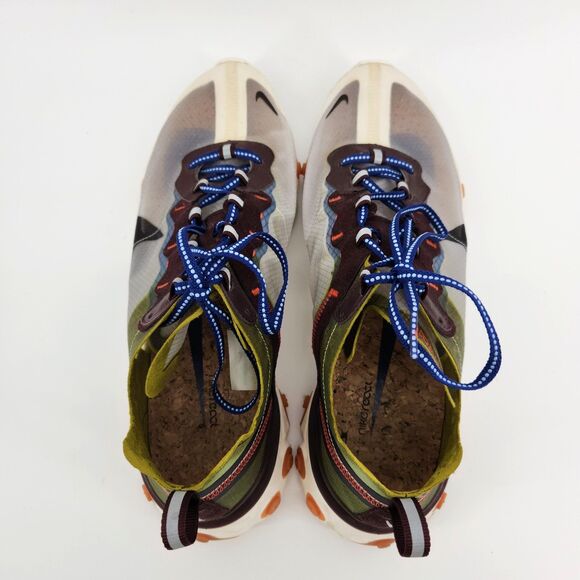 Nike React Element 87 Shoes Men Size 11 Moss AQ1090-300 - Picture 7 of 11